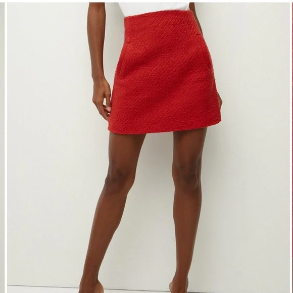 Veronica Beard Roman Tweed Mini Skirt - Picture 5 of 9